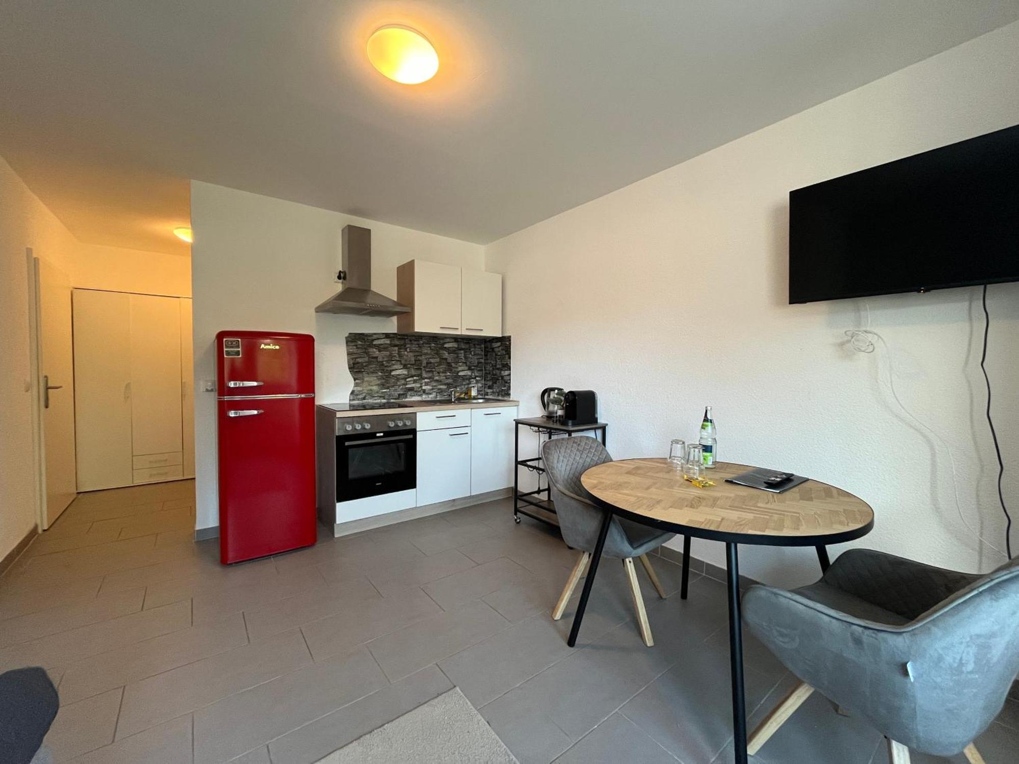 Simplex Apartments Am Europaplatz Karlsruhe Ruang foto