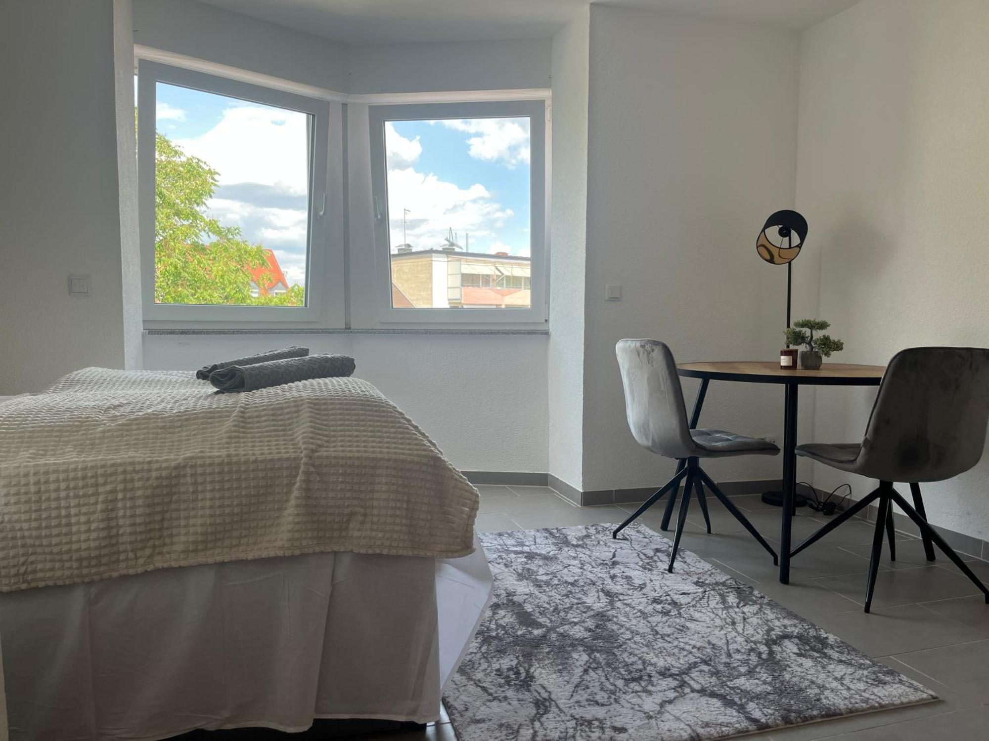 Simplex Apartments Am Europaplatz Karlsruhe Ruang foto
